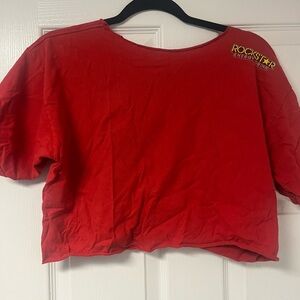 Medium rockstar cut crop top